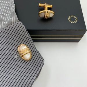 Montblanc 75TH Anniversary Meisterstuck Rose Cufflinks 1306/1924